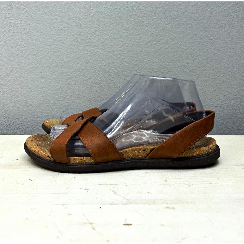 Merrell Brown Leather Napa Valley Sling Sandals Size 9